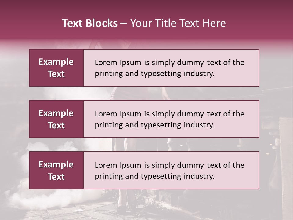 Single City Hair PowerPoint Template