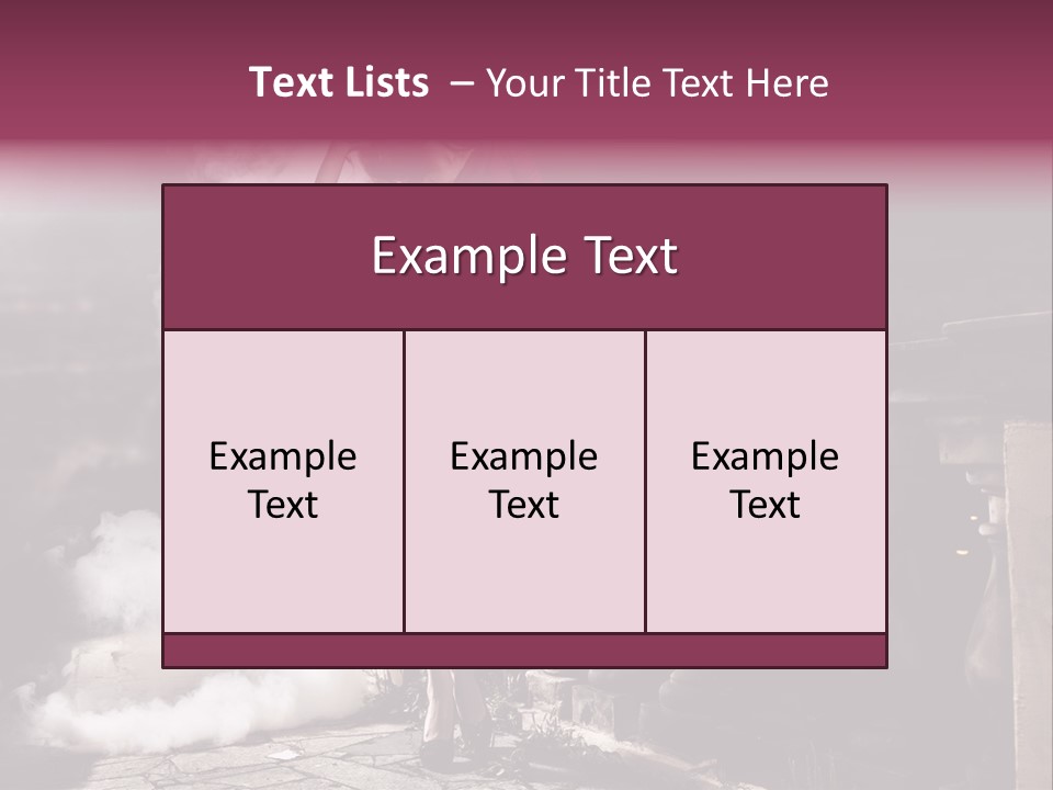 Single City Hair PowerPoint Template