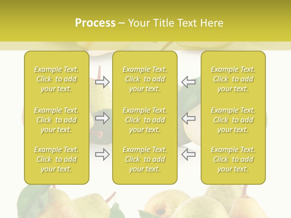 Part Ripe Fruit PowerPoint Template