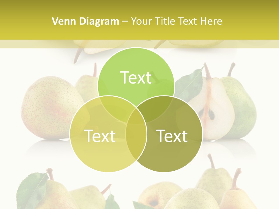 Part Ripe Fruit PowerPoint Template