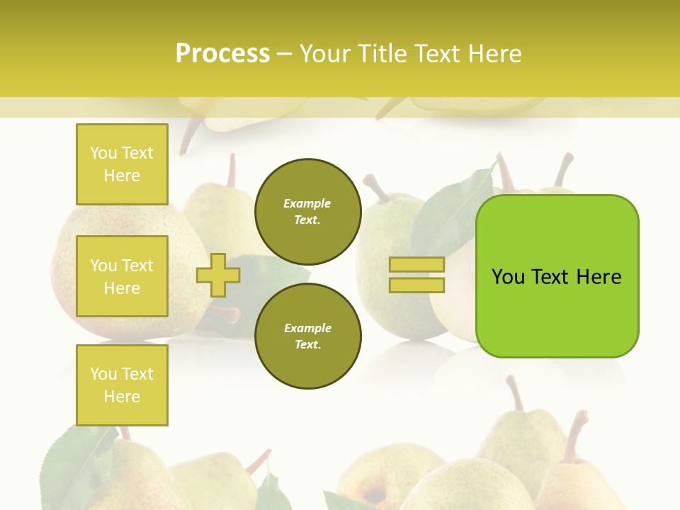 Part Ripe Fruit PowerPoint Template