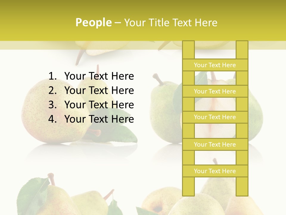 Part Ripe Fruit PowerPoint Template