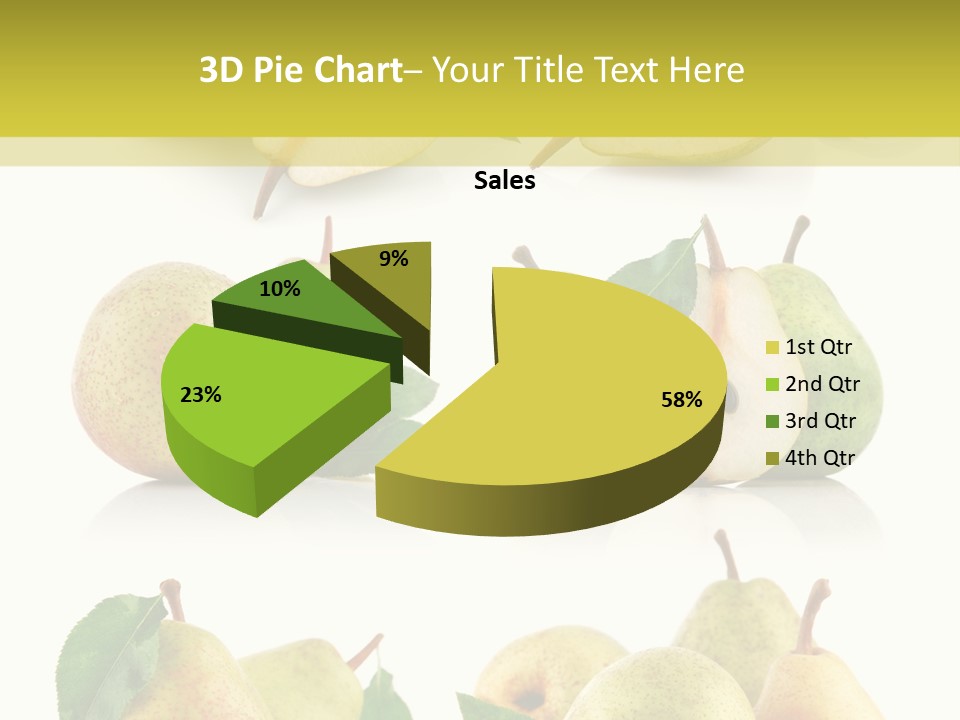 Part Ripe Fruit PowerPoint Template