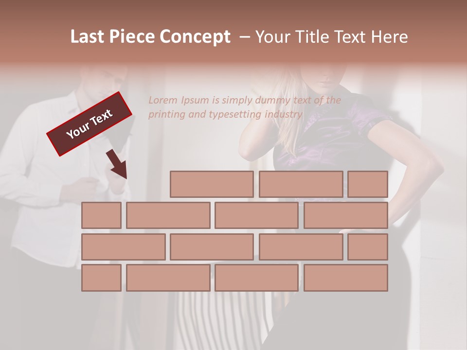 Aggressiveness Shirt Assault PowerPoint Template