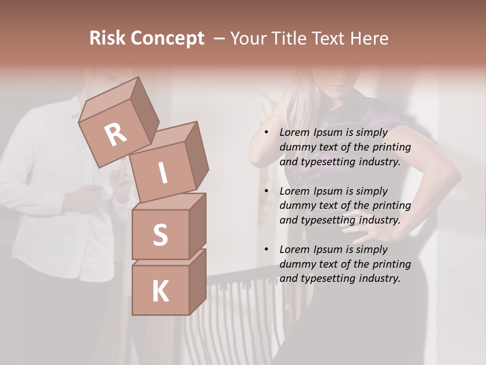 Aggressiveness Shirt Assault PowerPoint Template