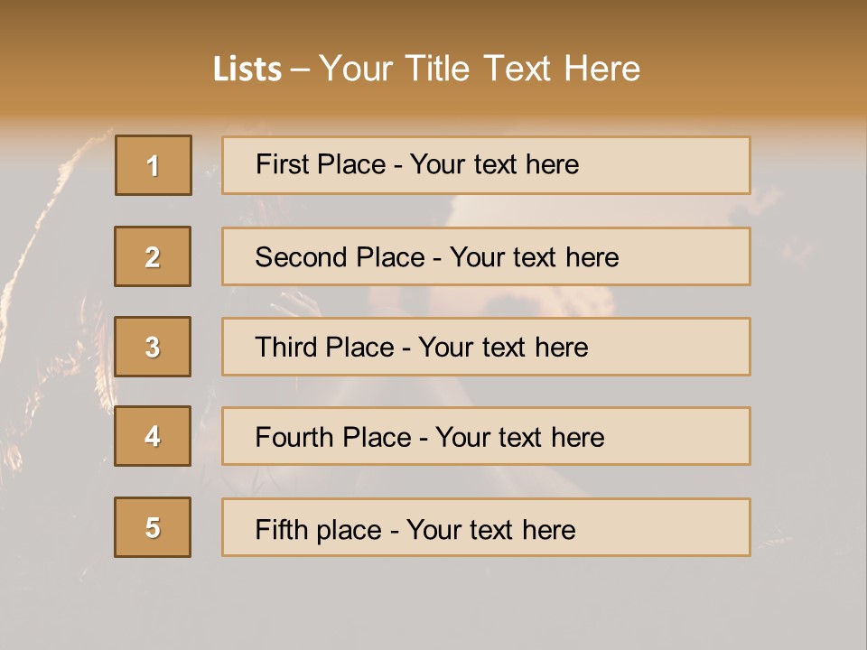 God Black Tender PowerPoint Template