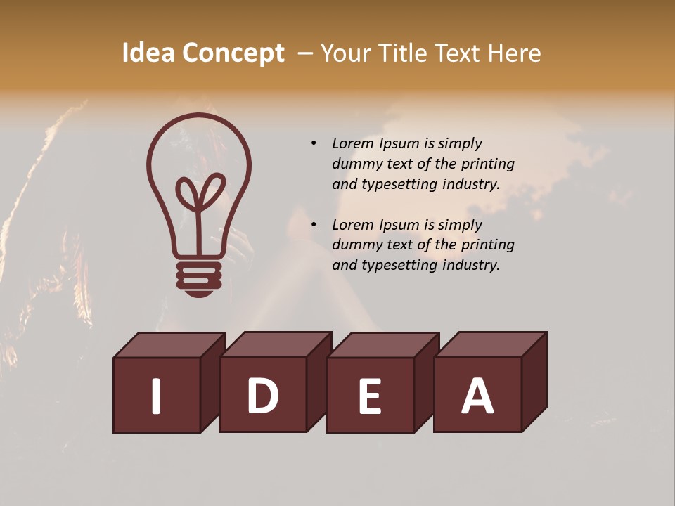 God Black Tender PowerPoint Template