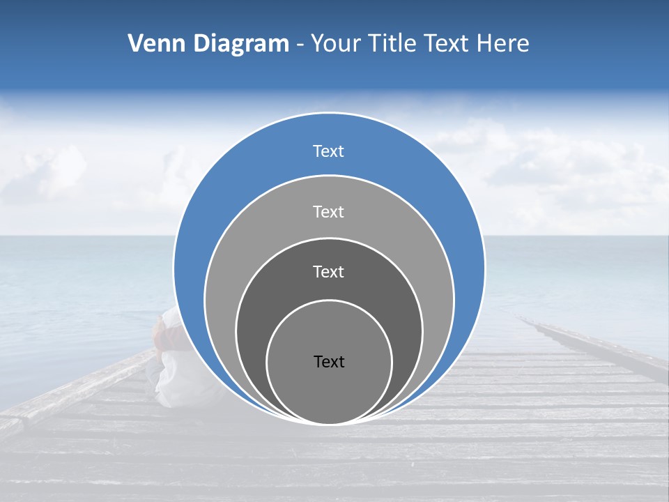 Man Childhood Sky PowerPoint Template