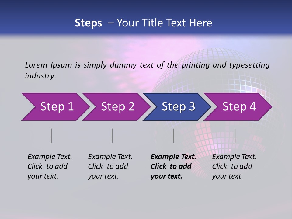 Spinning Image Club PowerPoint Template