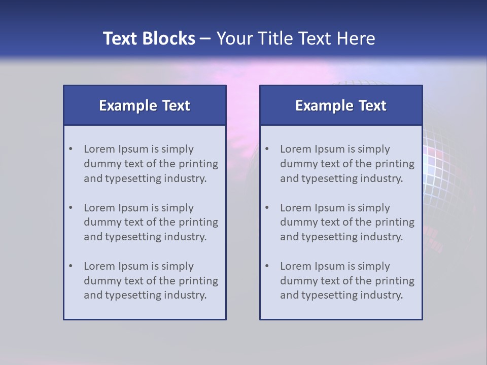 Spinning Image Club PowerPoint Template