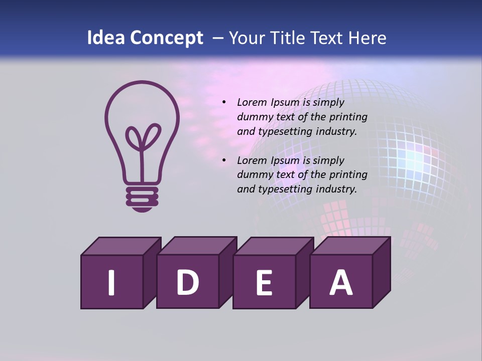 Spinning Image Club PowerPoint Template