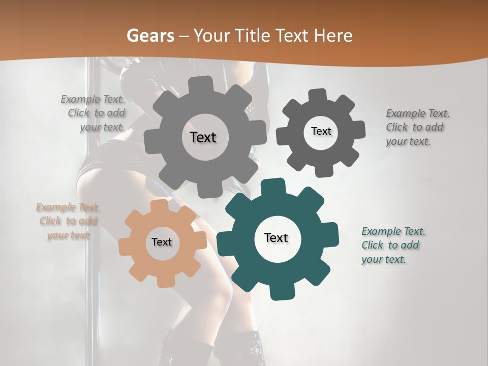 Human Young Beauty PowerPoint Template