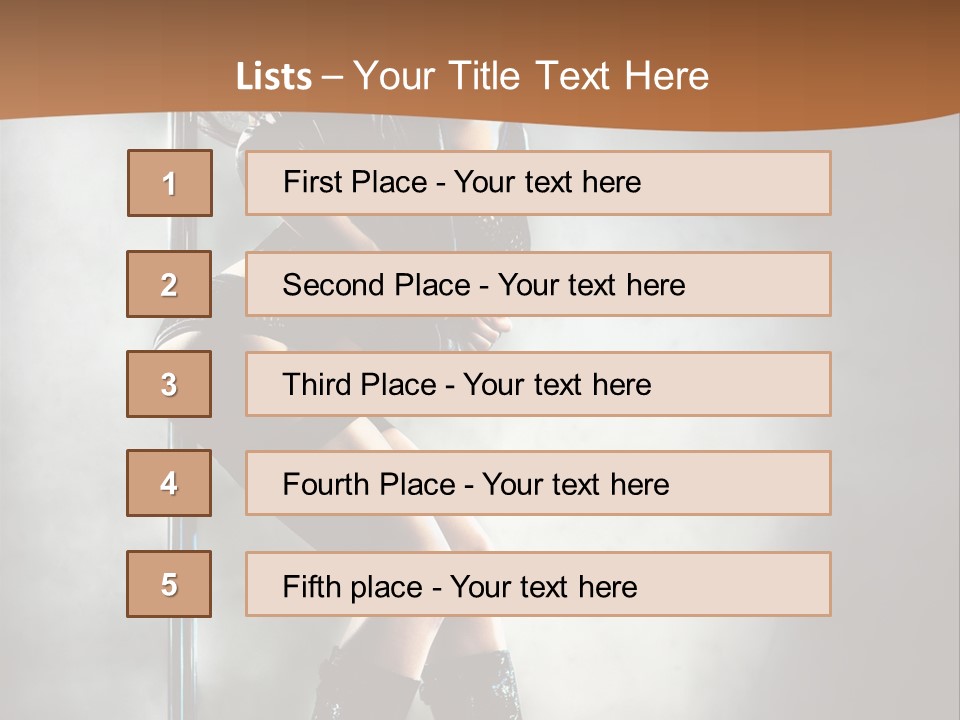 Human Young Beauty PowerPoint Template