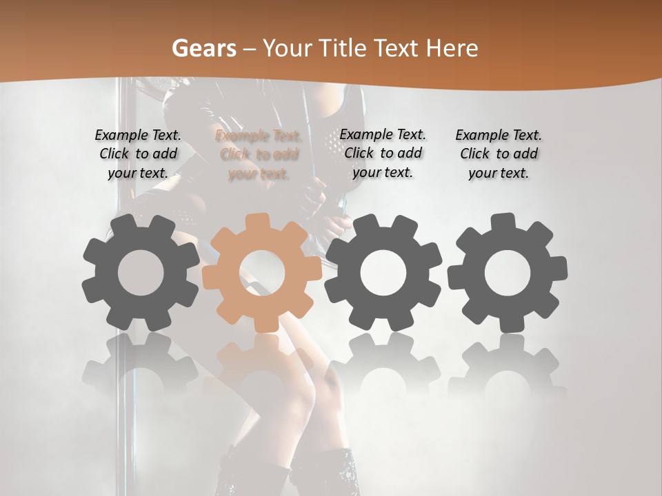 Human Young Beauty PowerPoint Template