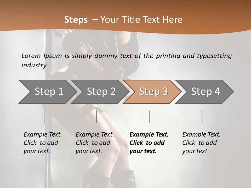 Human Young Beauty PowerPoint Template