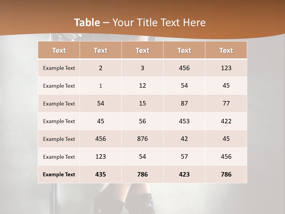 Human Young Beauty PowerPoint Template