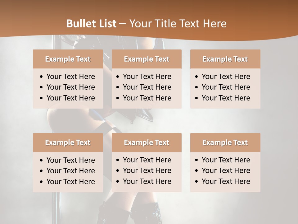 Human Young Beauty PowerPoint Template