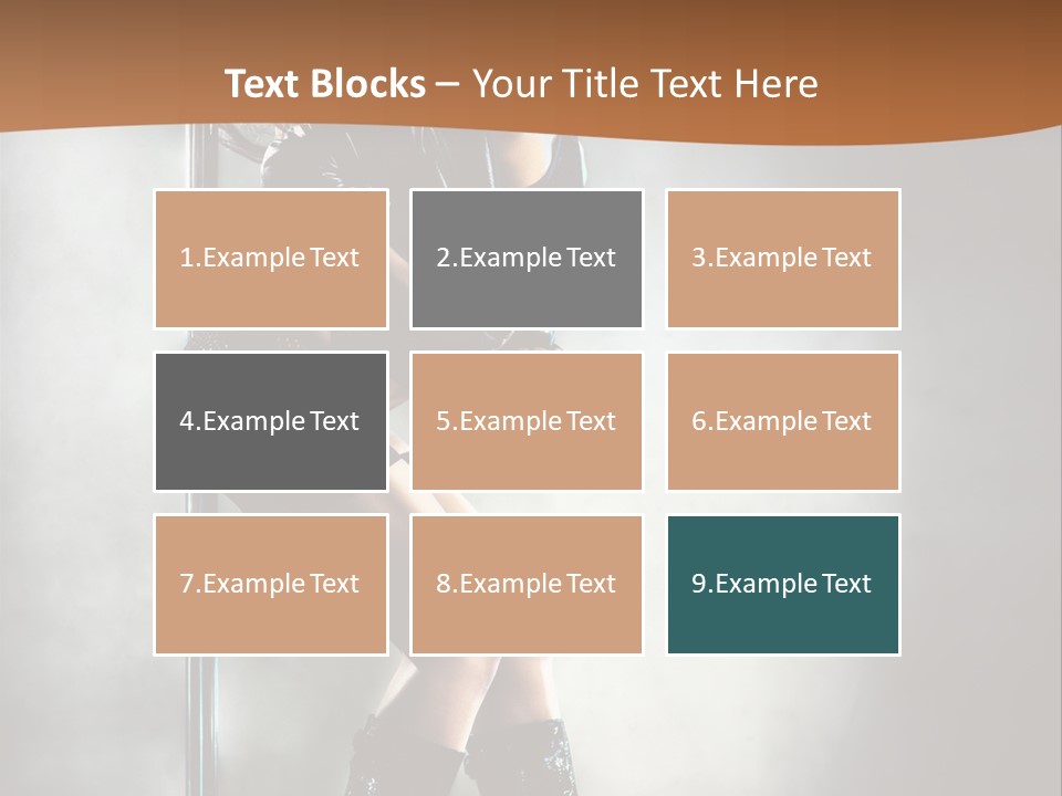 Human Young Beauty PowerPoint Template