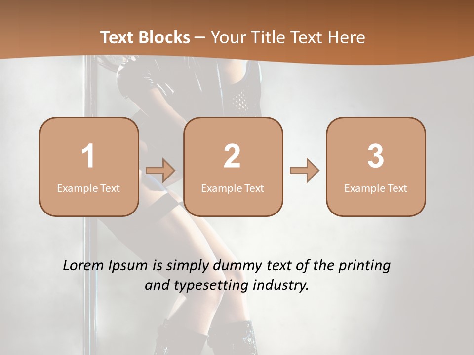 Human Young Beauty PowerPoint Template