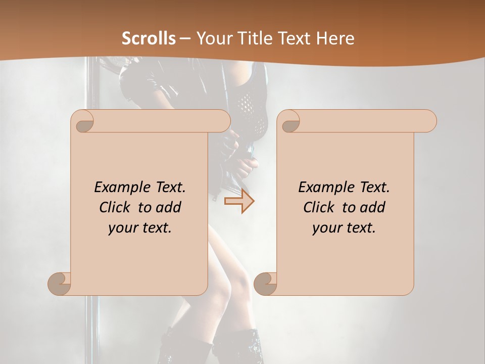 Human Young Beauty PowerPoint Template