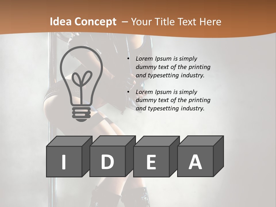 Human Young Beauty PowerPoint Template