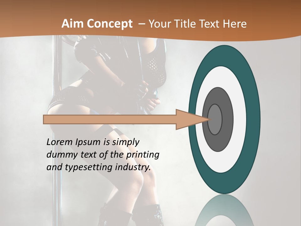 Human Young Beauty PowerPoint Template