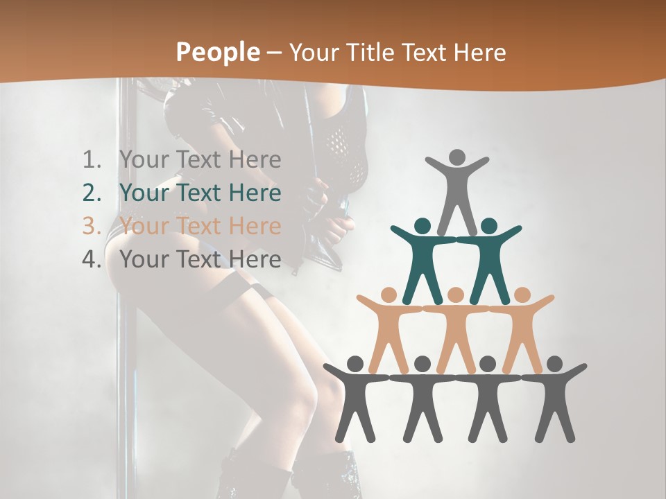 Human Young Beauty PowerPoint Template