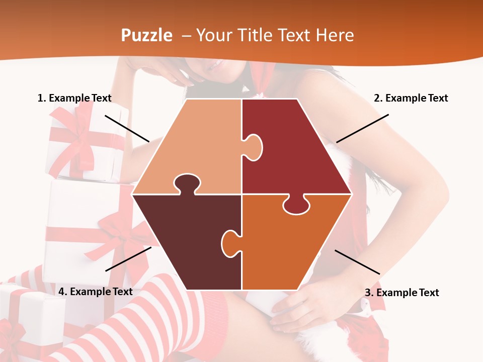 Festive Costume Isolated PowerPoint Template