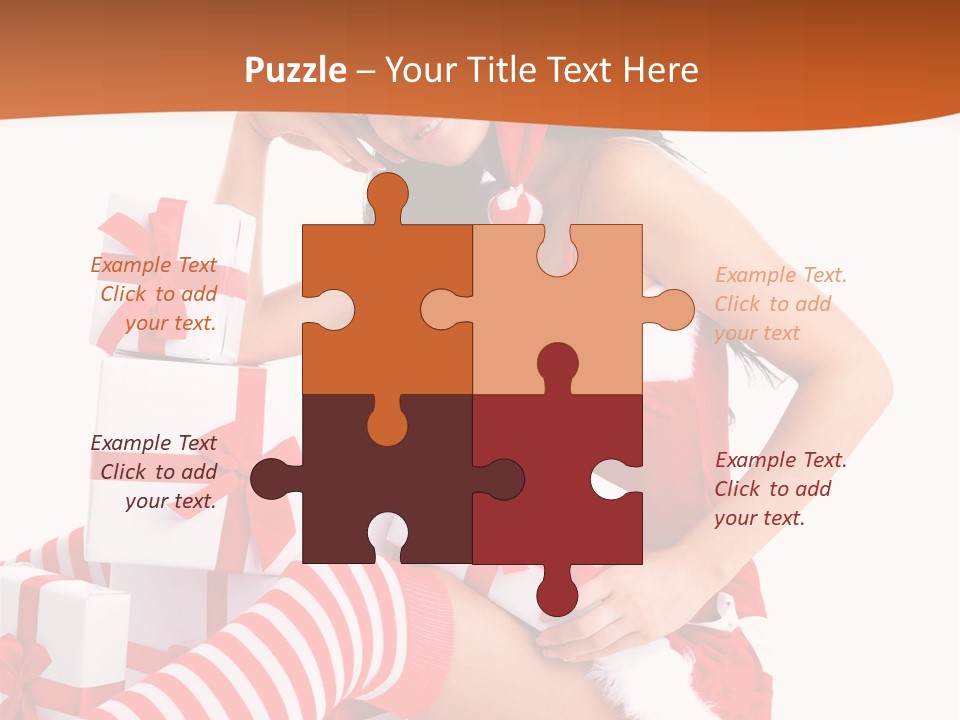 Festive Costume Isolated PowerPoint Template