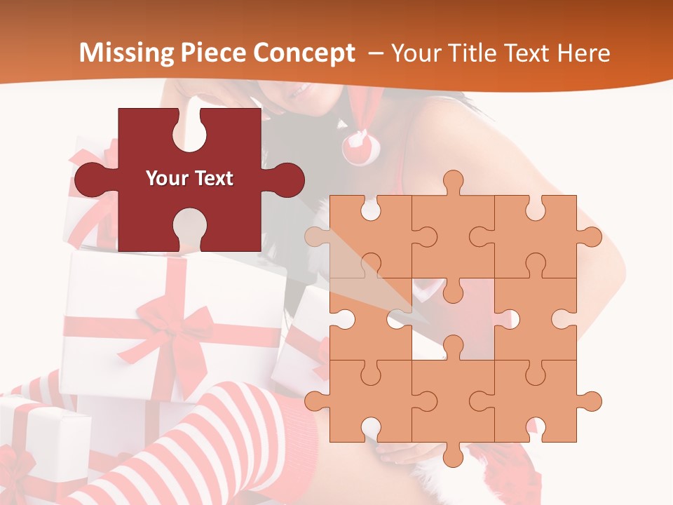 Festive Costume Isolated PowerPoint Template