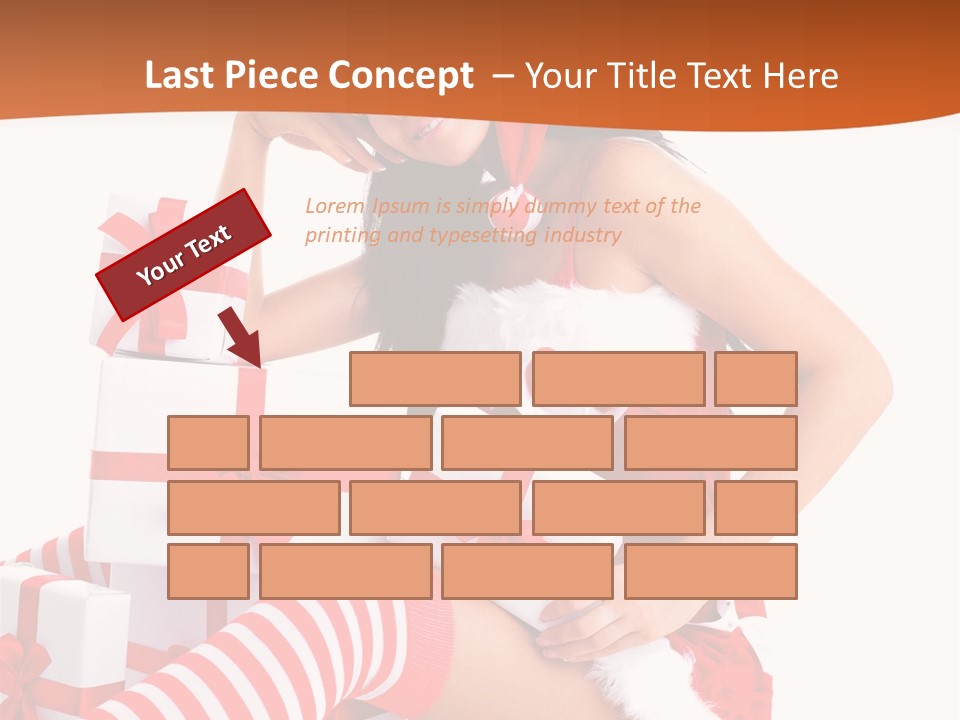 Festive Costume Isolated PowerPoint Template