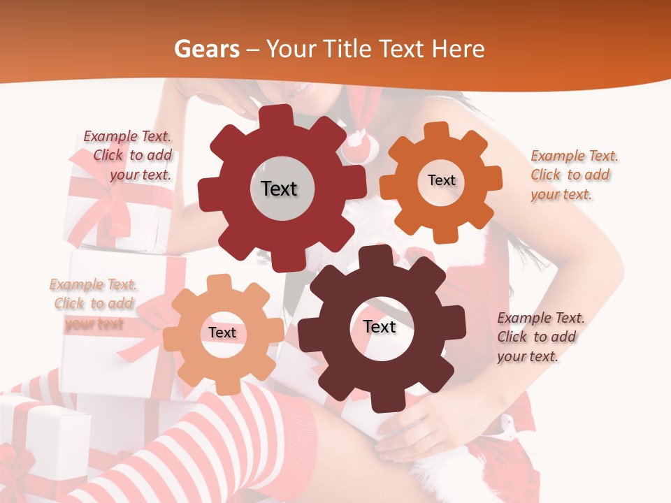 Festive Costume Isolated PowerPoint Template