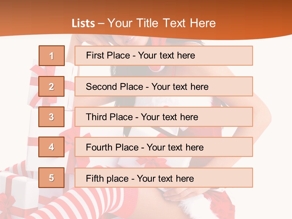 Festive Costume Isolated PowerPoint Template