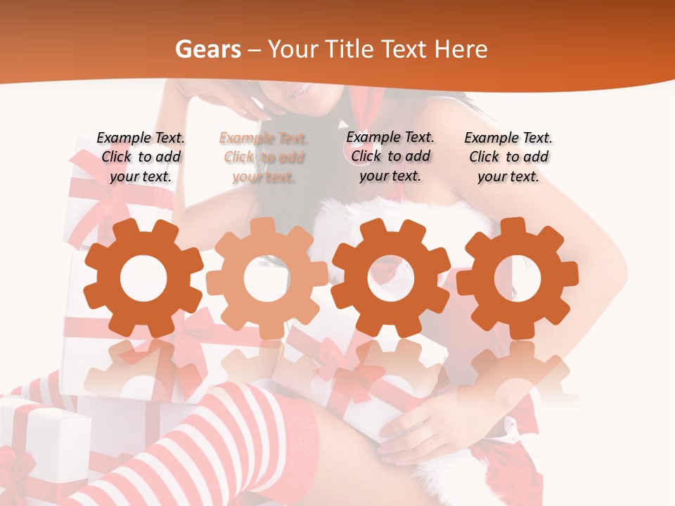 Festive Costume Isolated PowerPoint Template