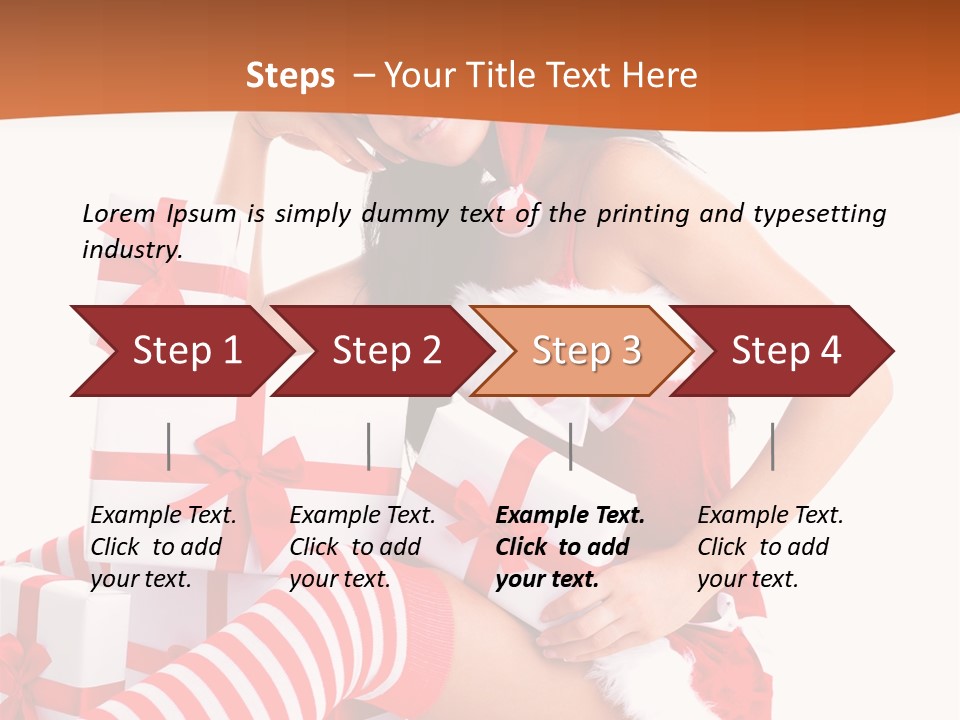 Festive Costume Isolated PowerPoint Template