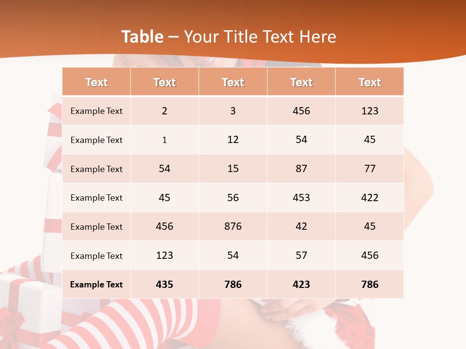 Festive Costume Isolated PowerPoint Template