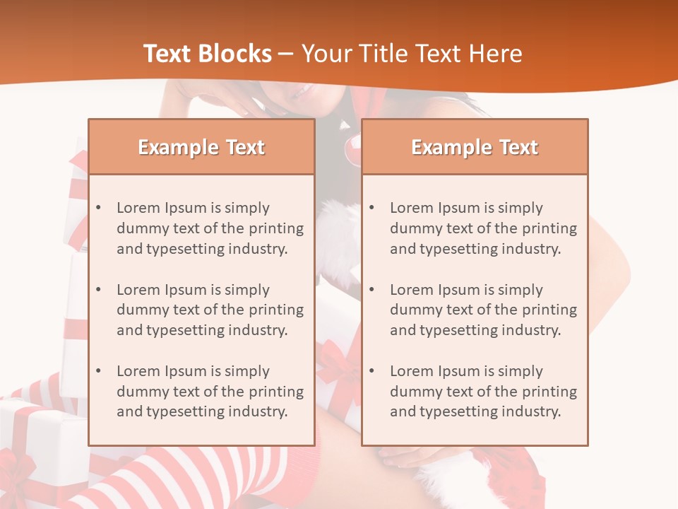 Festive Costume Isolated PowerPoint Template