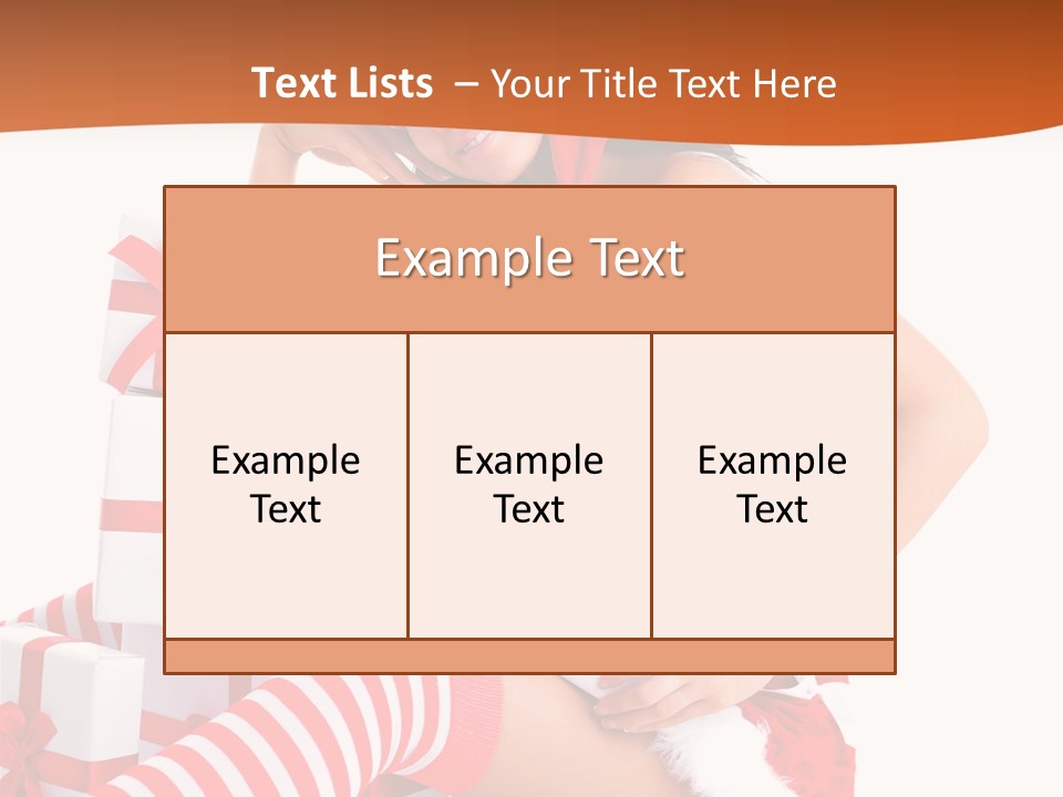 Festive Costume Isolated PowerPoint Template