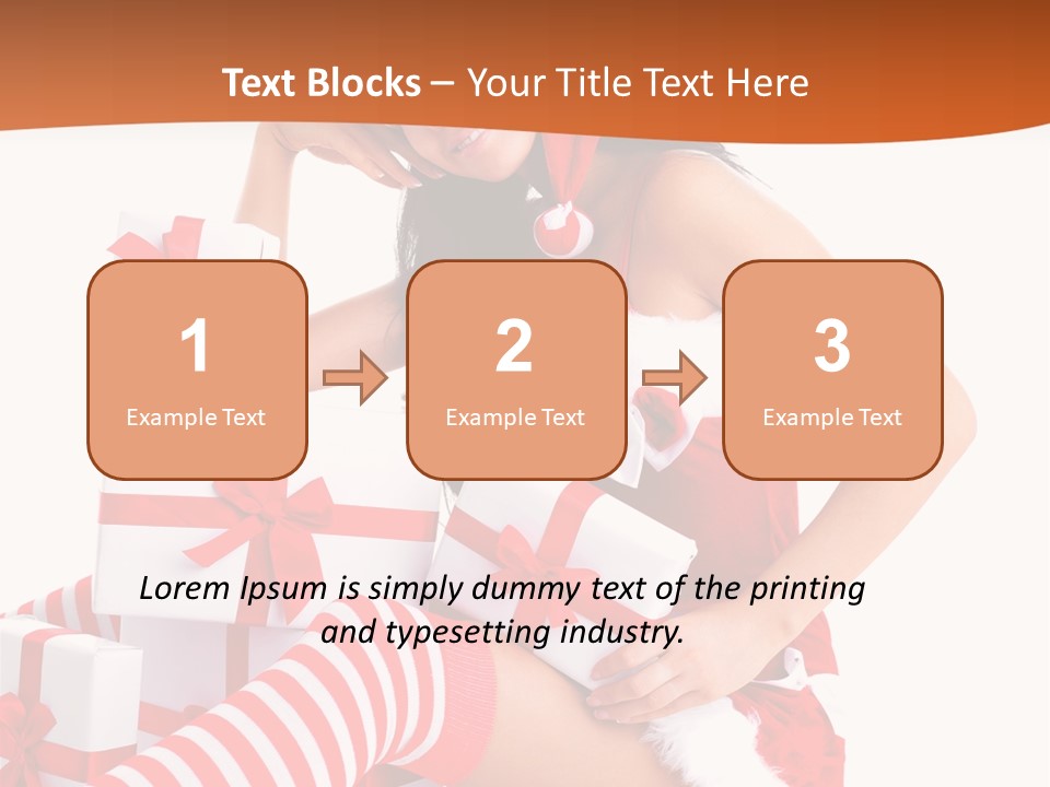 Festive Costume Isolated PowerPoint Template