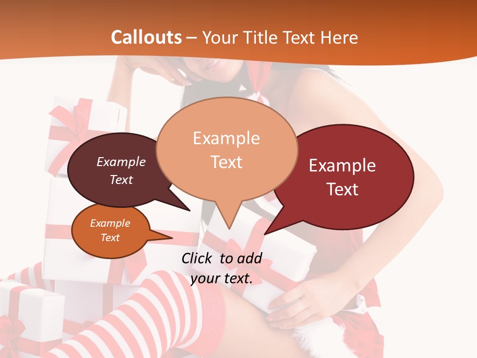 Festive Costume Isolated PowerPoint Template