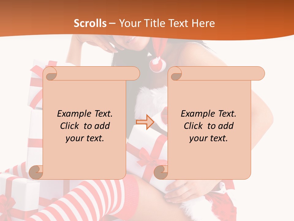Festive Costume Isolated PowerPoint Template