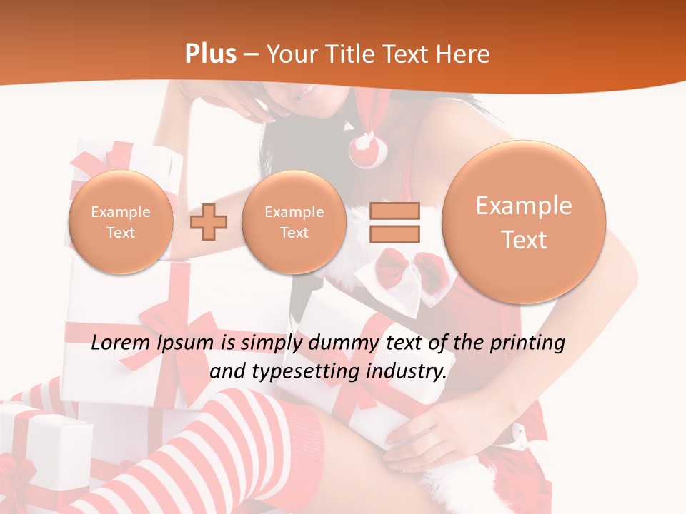 Festive Costume Isolated PowerPoint Template