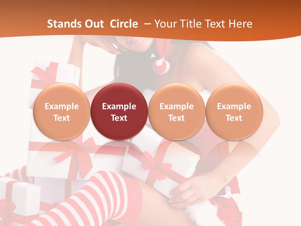 Festive Costume Isolated PowerPoint Template