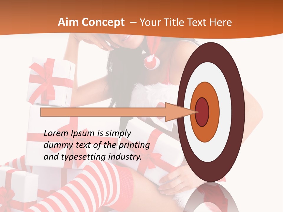 Festive Costume Isolated PowerPoint Template