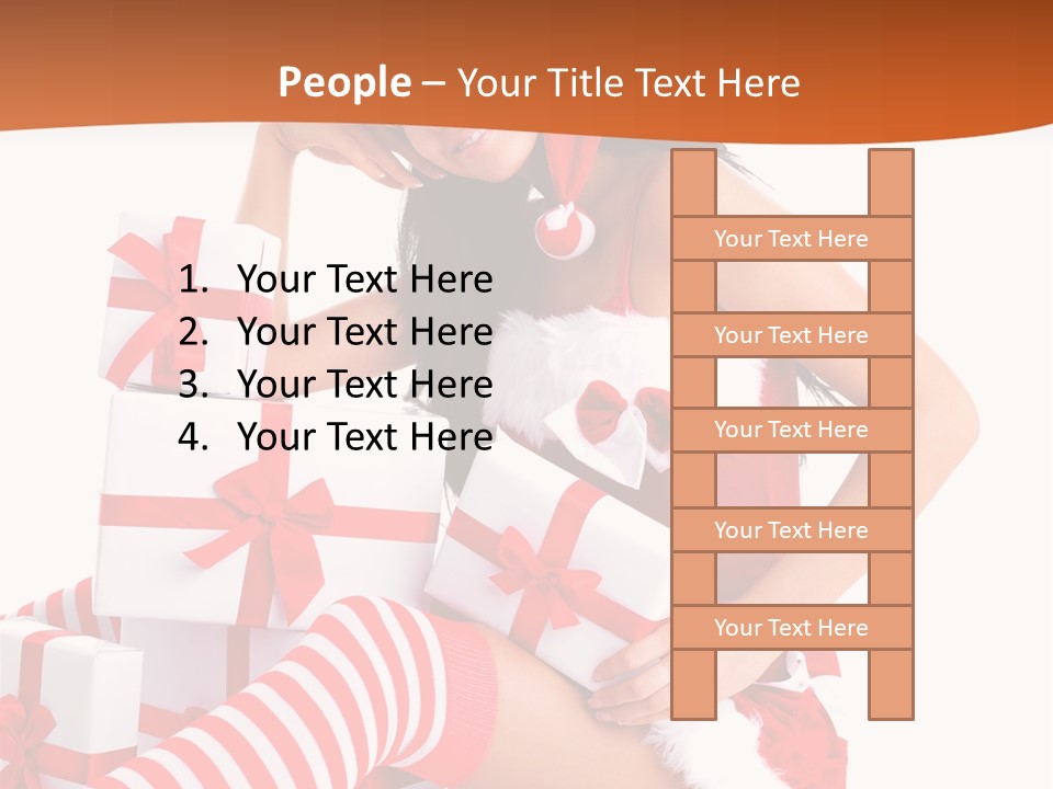 Festive Costume Isolated PowerPoint Template