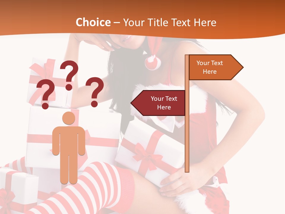 Festive Costume Isolated PowerPoint Template