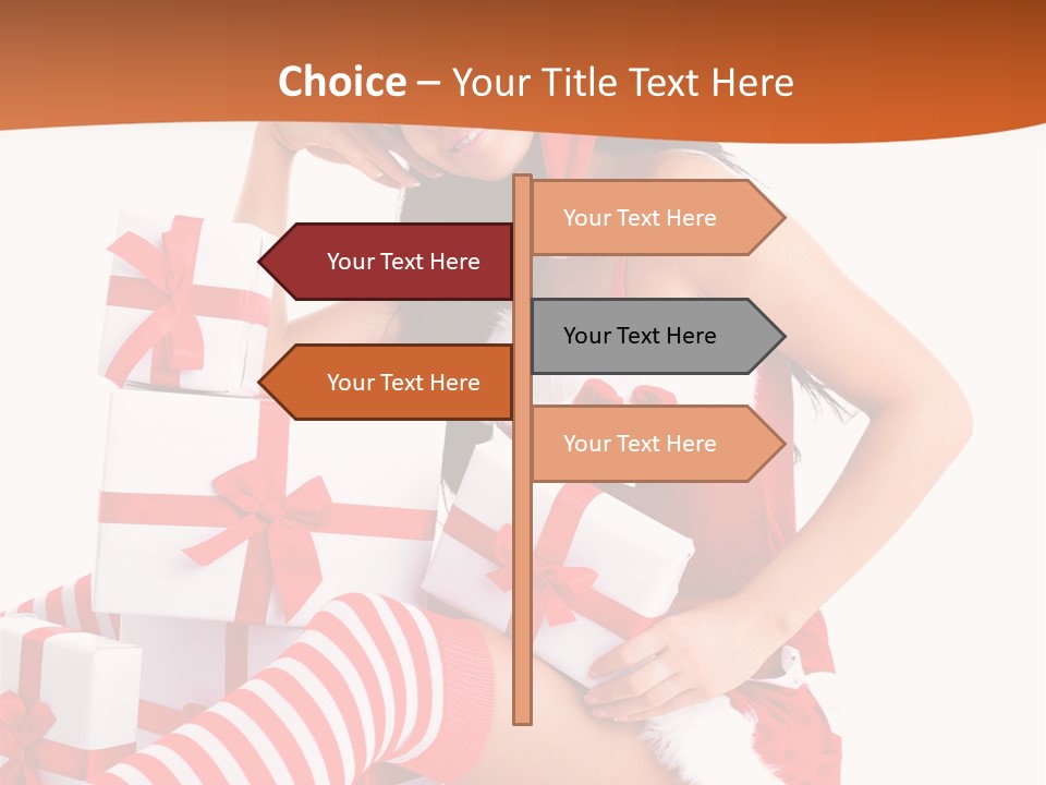 Festive Costume Isolated PowerPoint Template