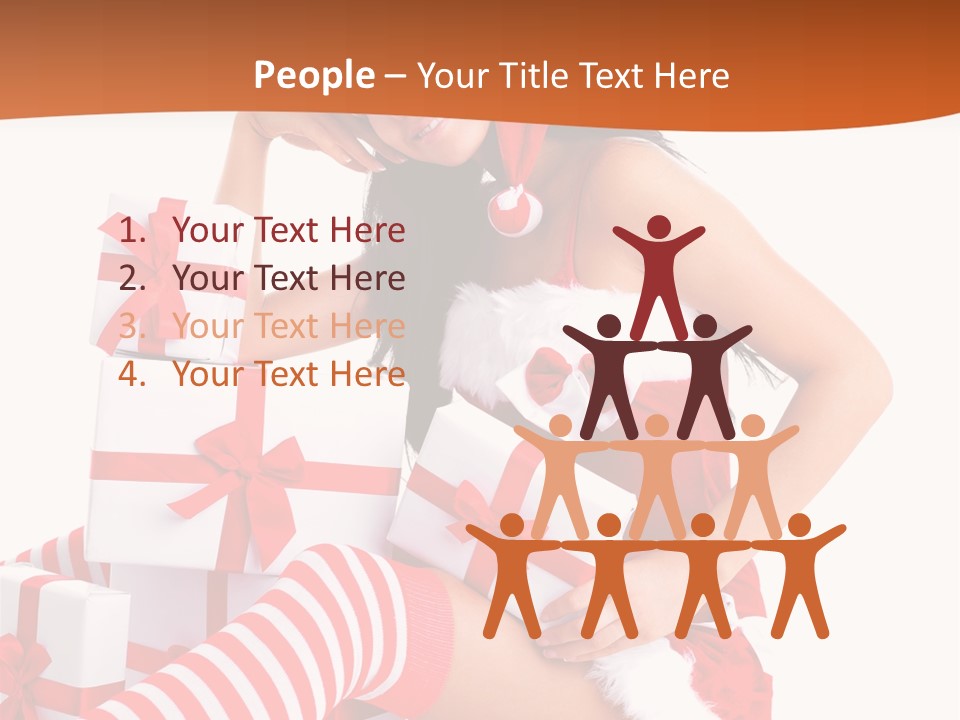 Festive Costume Isolated PowerPoint Template