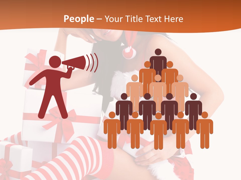 Festive Costume Isolated PowerPoint Template