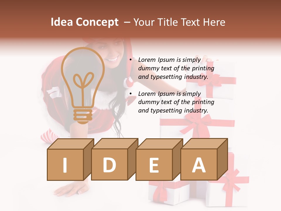 Carry Present Optimistic PowerPoint Template